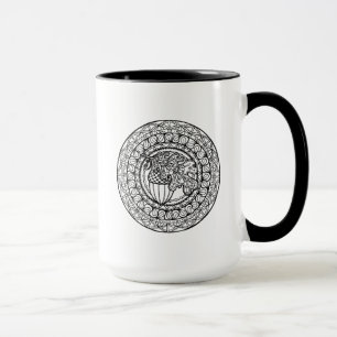 Inspired Mandala Autumn Oak Leaf Mug