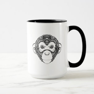 Inspired Monkey Design Mug