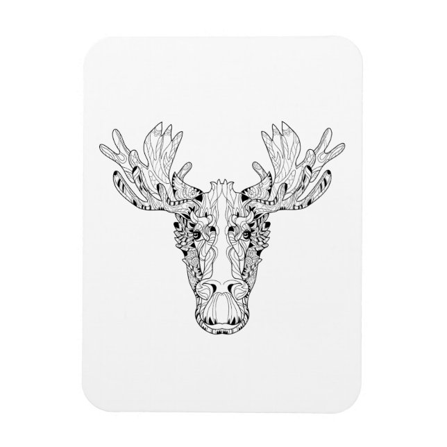 Inspired Of An Elk Magnet (Vertical)