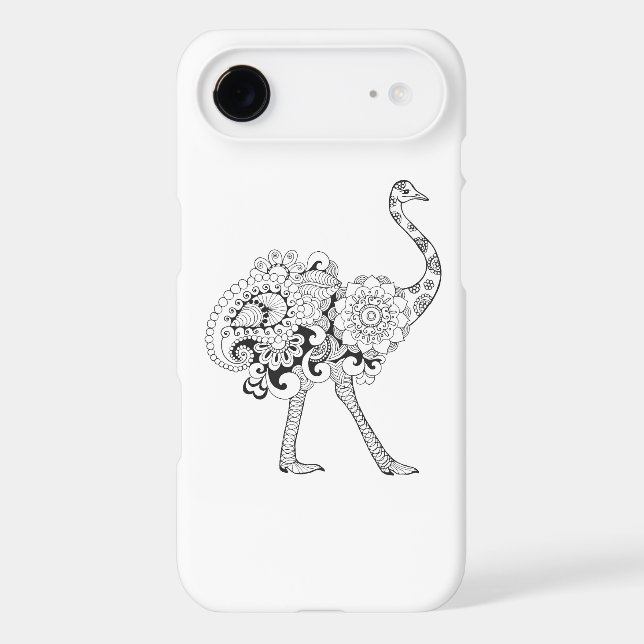 Inspired Ostrich Case-Mate iPhone Case (Back)