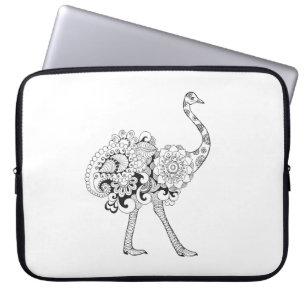 Inspired Ostrich Laptop Sleeve