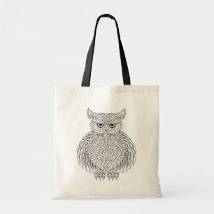 Inspired Owl Bird Totem Tote Bag