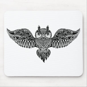 Inspired Owl Mouse Pad