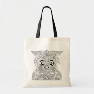 Inspired Owl Portrait Tote Bag