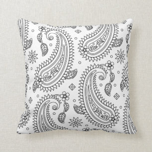 Inspired Paisley Design Cushion