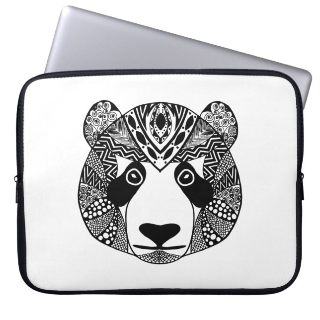 Inspired Panda Laptop Sleeve (Front)