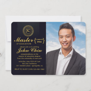 Inspired Photo Graduation Party Invitation