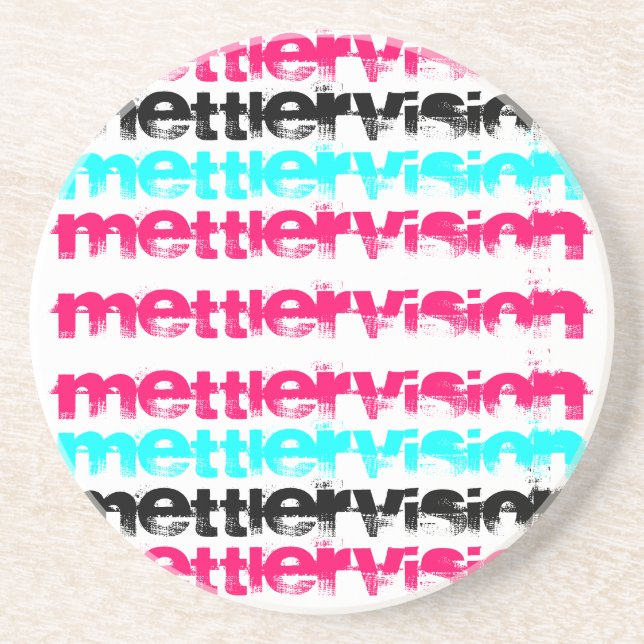 Inspired Pink Mettlervision Coaster (Front)