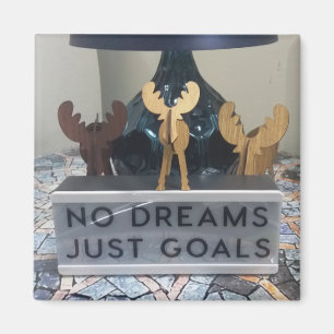 Inspired Reindeer Dreams: A Motivational Holiday Magnet