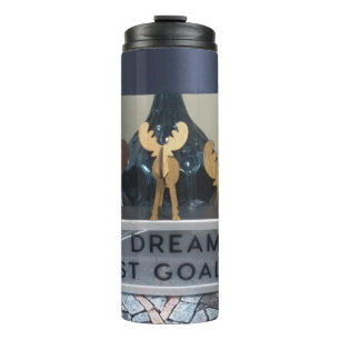 Inspired Reindeer Dreams: A Motivational Holiday Thermal Tumbler