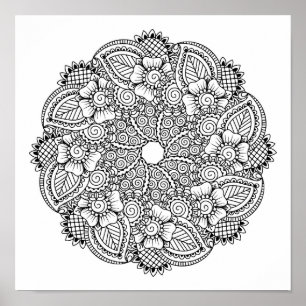 Inspired Round Design 2 Poster