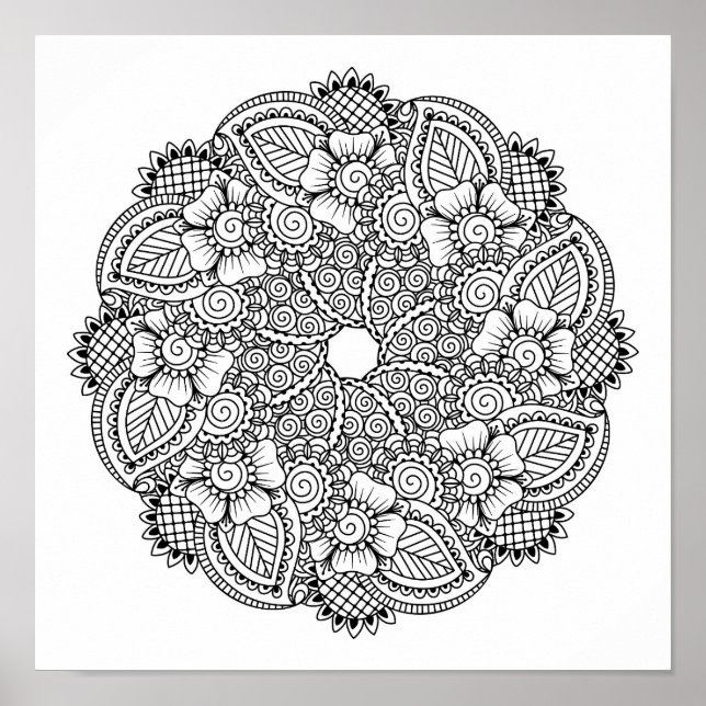 Inspired Round Design 2 Poster (Front)