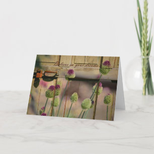 Inspired Rustic Floral Card