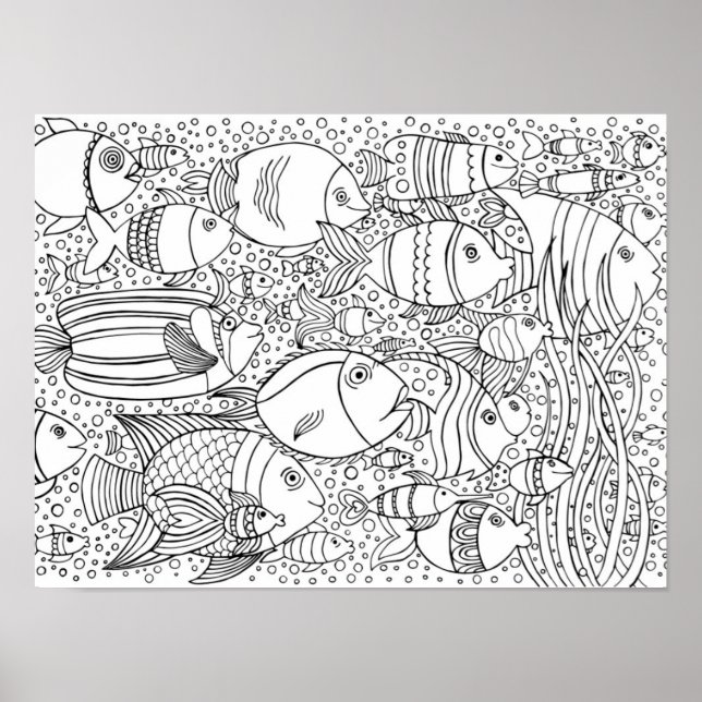 Inspired School Of Fish 2 Poster (Front)