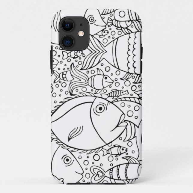 Inspired School Of Fish Case-Mate iPhone Case (Back)
