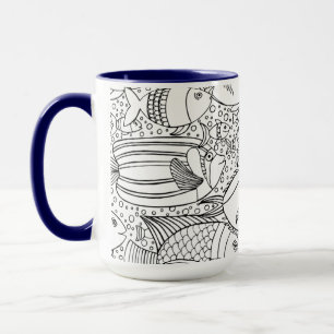 Inspired School Of Fish Mug