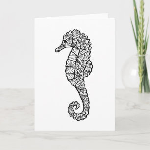 Inspired Sea Horse Card