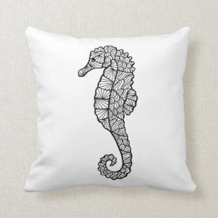 Inspired Sea Horse Cushion