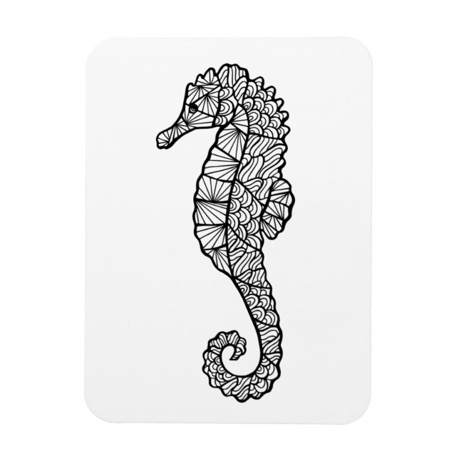 Inspired Sea Horse Magnet (Vertical)