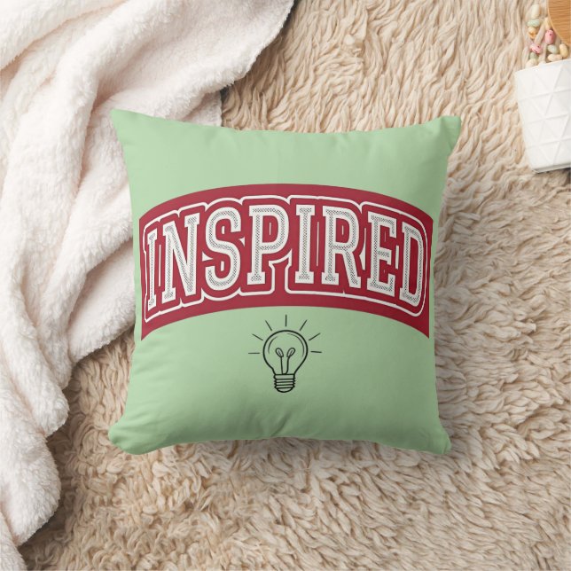 "Inspired Spark" Pillow and Cushion (Blanket)