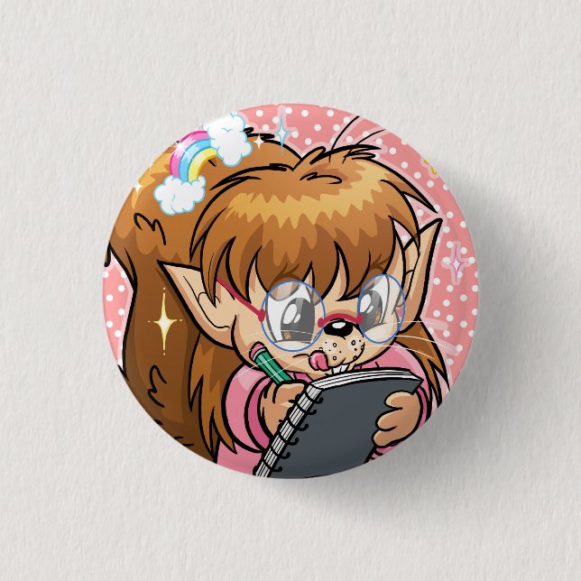 Inspired Squelf! 3 Cm Round Badge (Front)