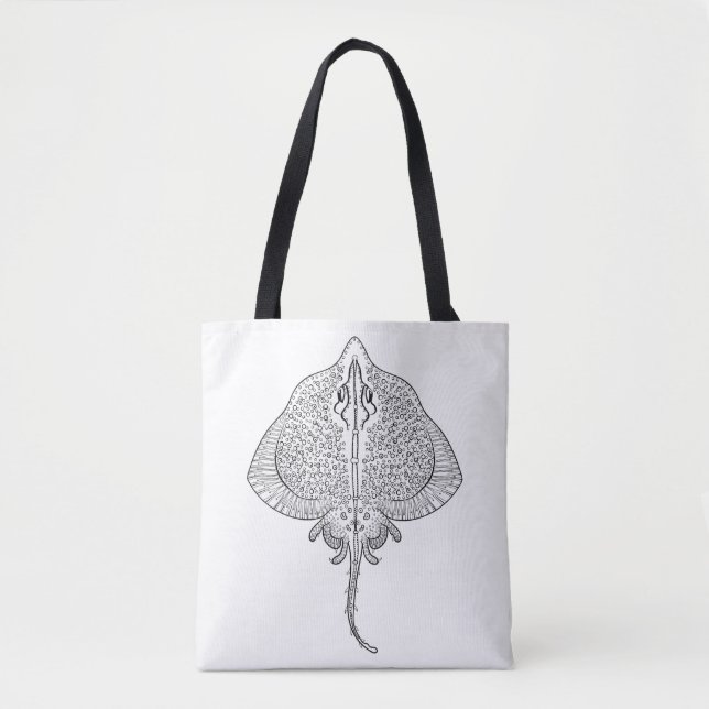 Inspired Stingray Totem 2 Tote Bag (Front)