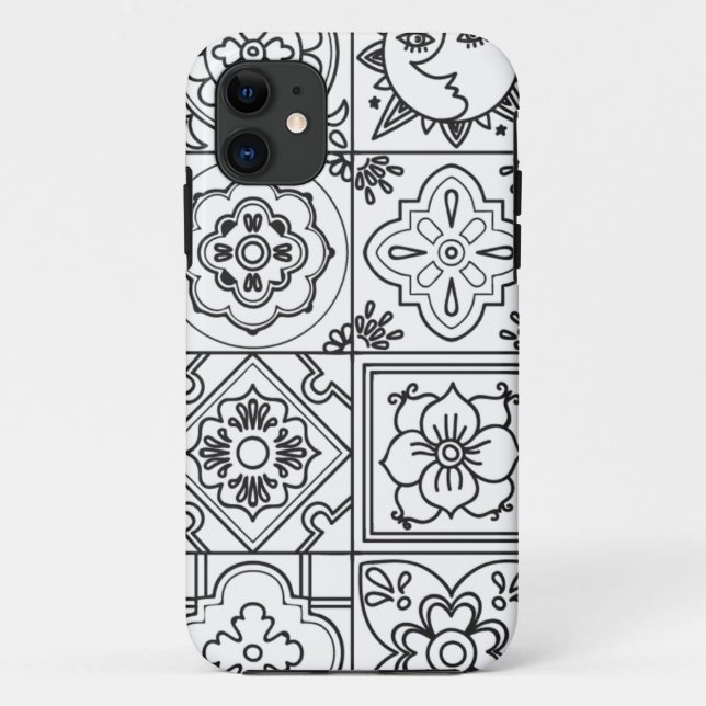 Inspired Talavera Pattern Case-Mate iPhone Case (Back)