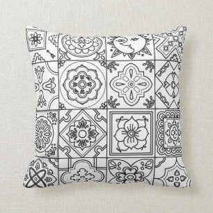 Inspired Talavera Pattern Cushion