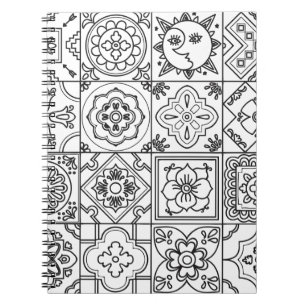Inspired Talavera Pattern Notebook