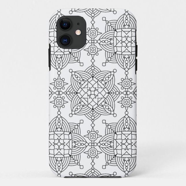 Inspired Tribal Artsy Pattern Case-Mate iPhone Case (Back)