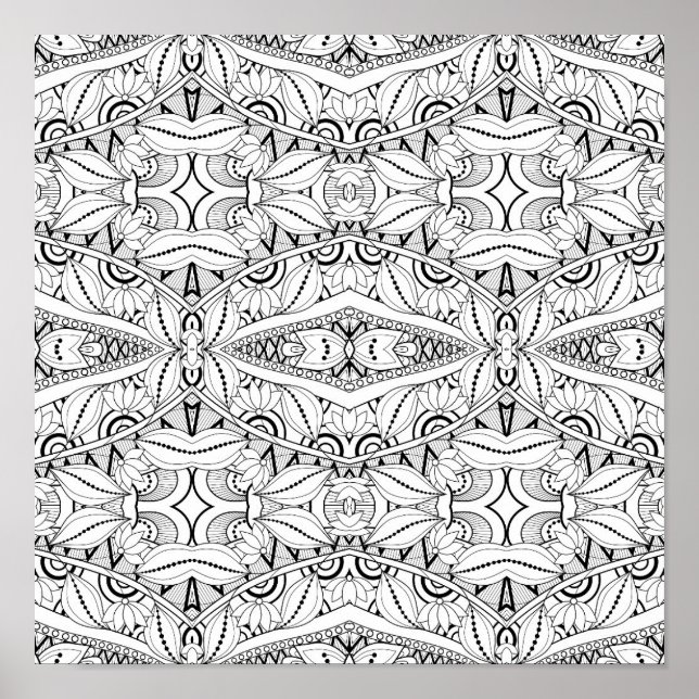Inspired Tribal Design 2 Poster (Front)