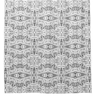 Inspired Tribal Design Shower Curtain