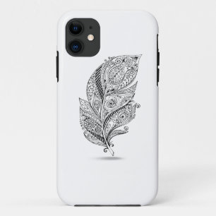 Inspired Tribal Feather iPhone 11 Case