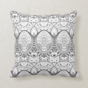 Inspired Tribal Illustration Cushion