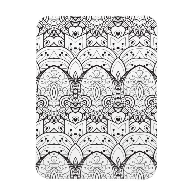 Inspired Tribal Illustration Magnet (Vertical)