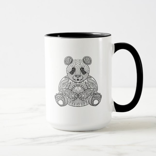 Inspired Tribal Panda Mug (Right)