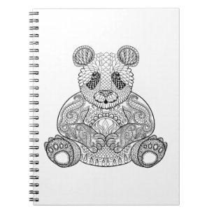 Inspired Tribal Panda Notebook