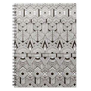 Inspired Tribal Pattern Notebook