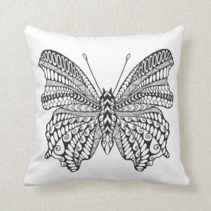 Inspired Tropical Butterfly Cushion