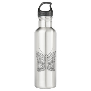 Inspired Tropical Design Butterfly 710 Ml Water Bottle