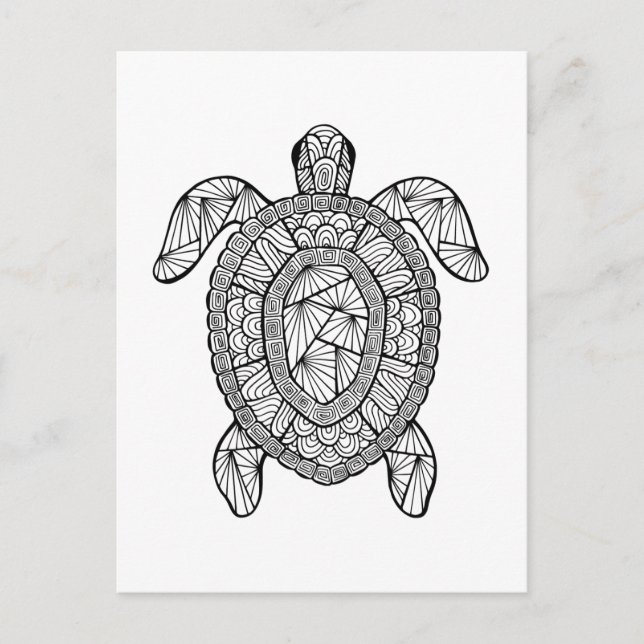 Inspired Turtle Postcard (Front)