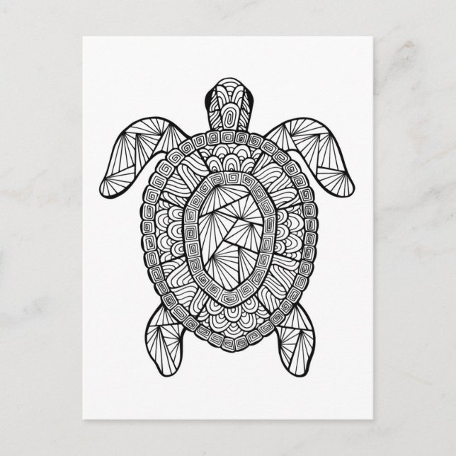 Inspired Turtle Postcard (Front)