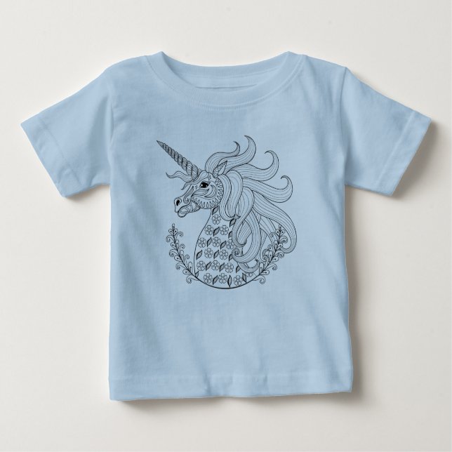 Inspired Unicorn Baby T-Shirt (Front)