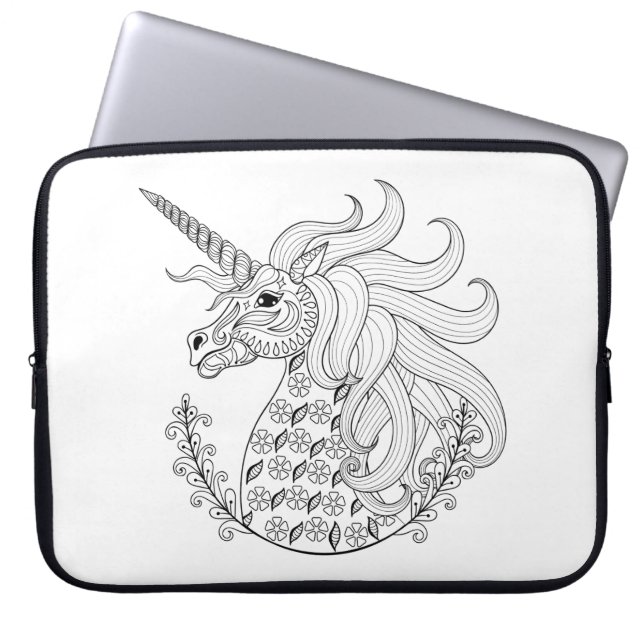 Inspired Unicorn Laptop Sleeve (Front)