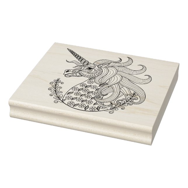 Inspired Unicorn Rubber Stamp (Stamp)