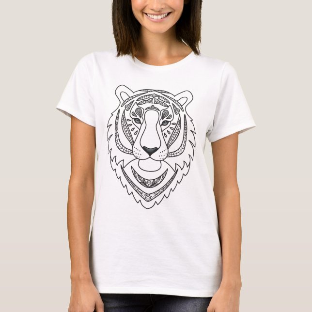 Inspired White Tiger T-Shirt (Front)