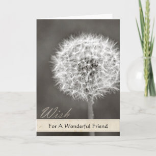 Inspired Wish Dandelion Card