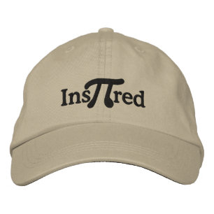 Inspired with Pi Humour Embroidered Hat