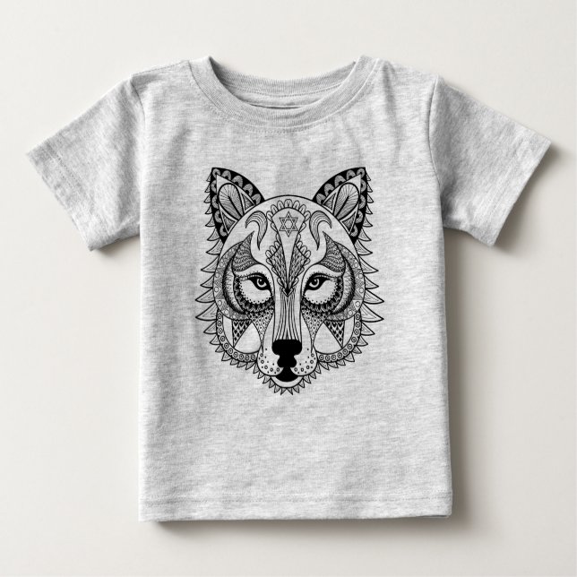 Inspired Wolf Baby T-Shirt (Front)