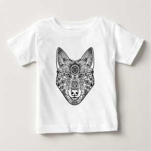 Inspired Wolf Head Baby T-Shirt